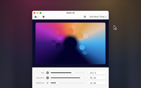 Color UI screenshot 3